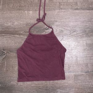 Brandy Melville maroon tank